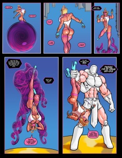 Power Girl vs Darkseid