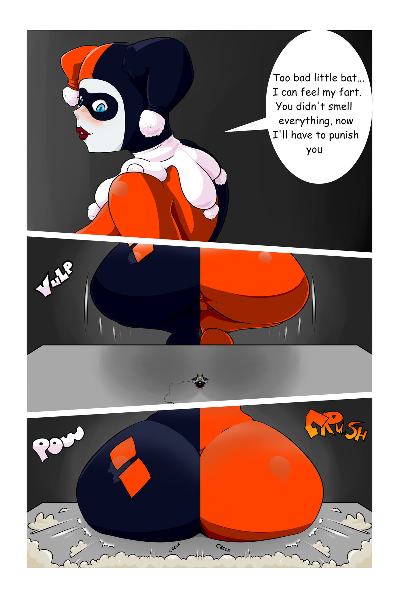Harley quinn giantess