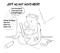 Jeffrey Taggart No Nut November 2021