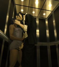 Caught in the elevator with Suguru