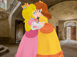 Princess Lesbian Kissing