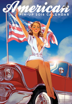 American Pin-Up 2016 Calendar Inspired By The Places Visited In USA