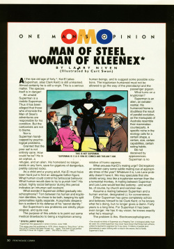 Man of Steel, Woman of Kleenex