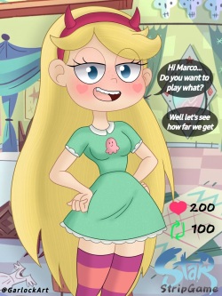 Star Butterfly Stripgame 1 & 2